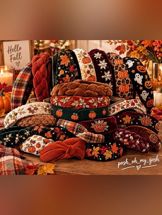 Accessories - Unlisted Seasonal Headband Inventory - LIVE SHOW @posh_oh_my_gosh